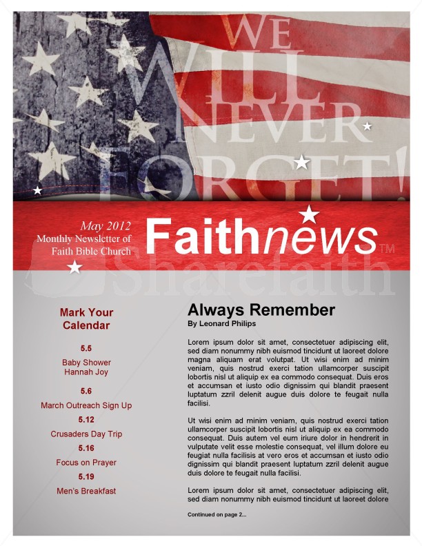 Newsletter Sample Design