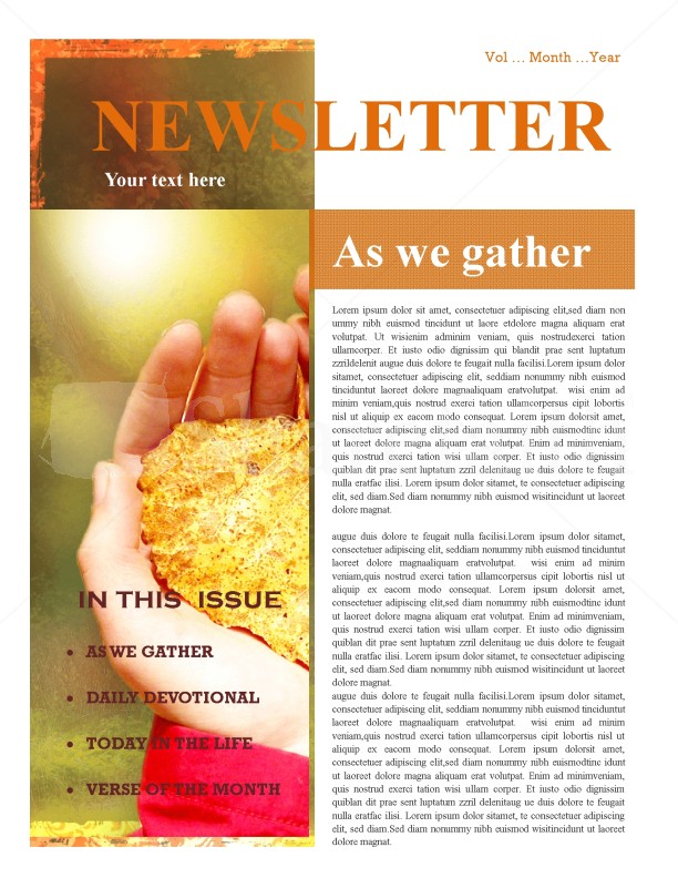 Newsletter Sample Design