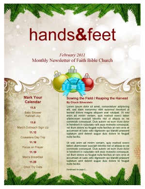 Newsletter Templates Christmas