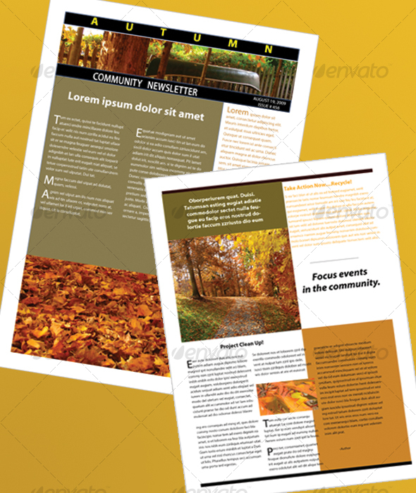 Newsletter Templates For Indesign Cs4