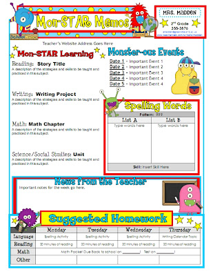 Newsletter Templates For School