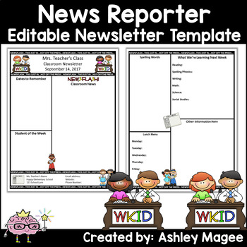 Newsletter Templates For Teachers For Free