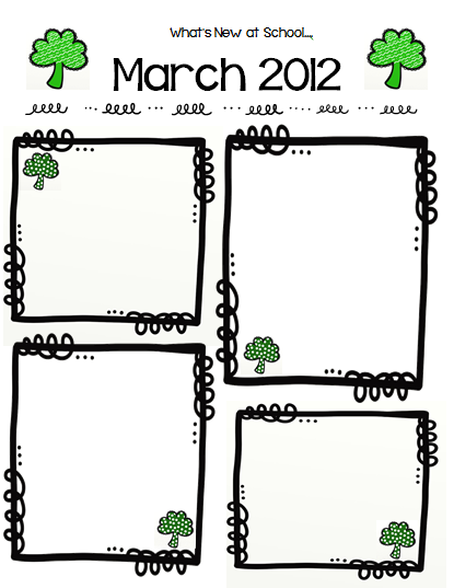 Newsletter Templates For Teachers Kindergarten