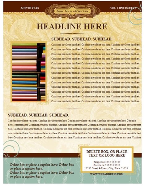 Newsletter Templates Free Printable