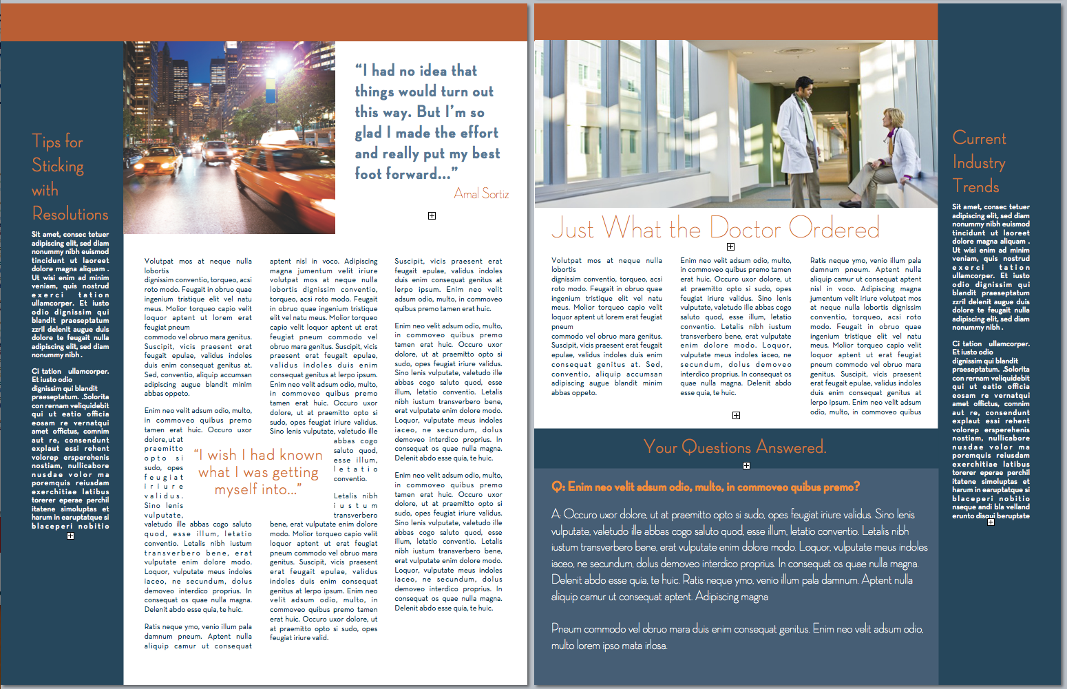 Newsletter Templates Indesign