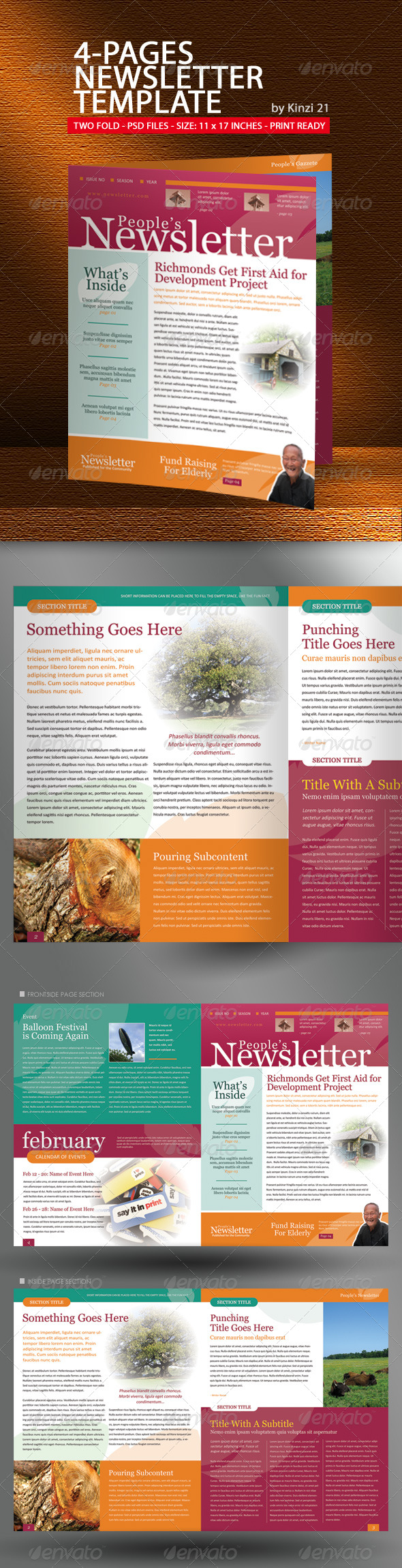 Newsletter Templates Psd