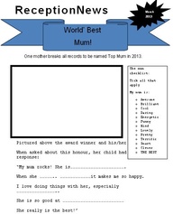 Newspaper Article Template For Children