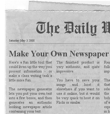 Newspaper Article Template For Word