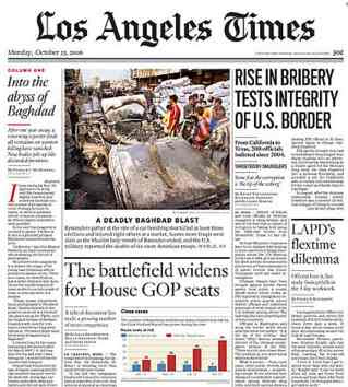 Newspaper Articles Frontpage