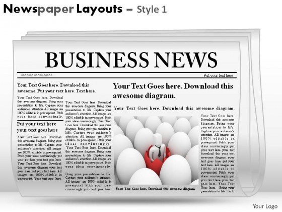 Newspaper Background Ppt