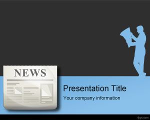 Newspaper Background Template