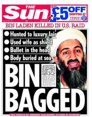 Newspaper Front Page The Sun