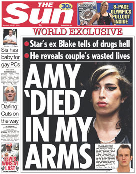 Newspaper Front Pages The Sun