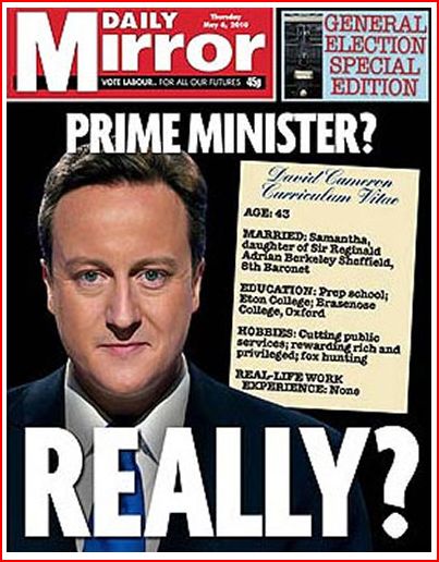 Newspaper Front Pages Uk