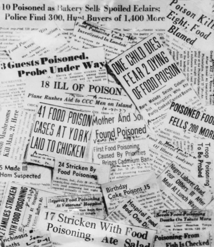 Newspaper Headlines Collage