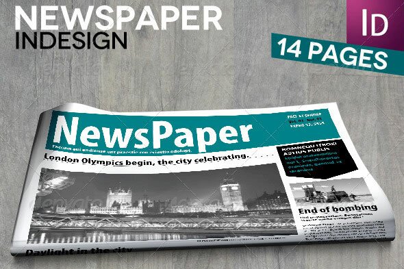 Newspaper Layout Indesign