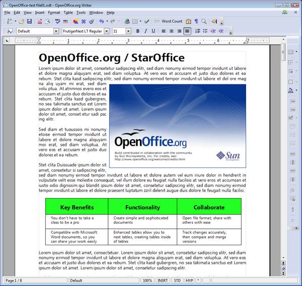 Newspaper Layout Template For Openoffice