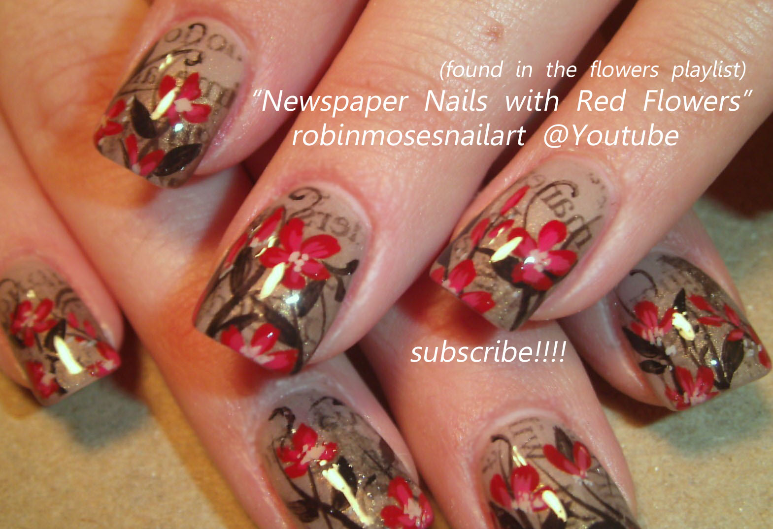 Newspaper Nails