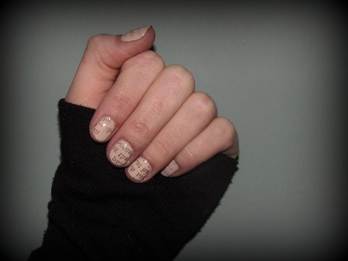 Newspaper Nails