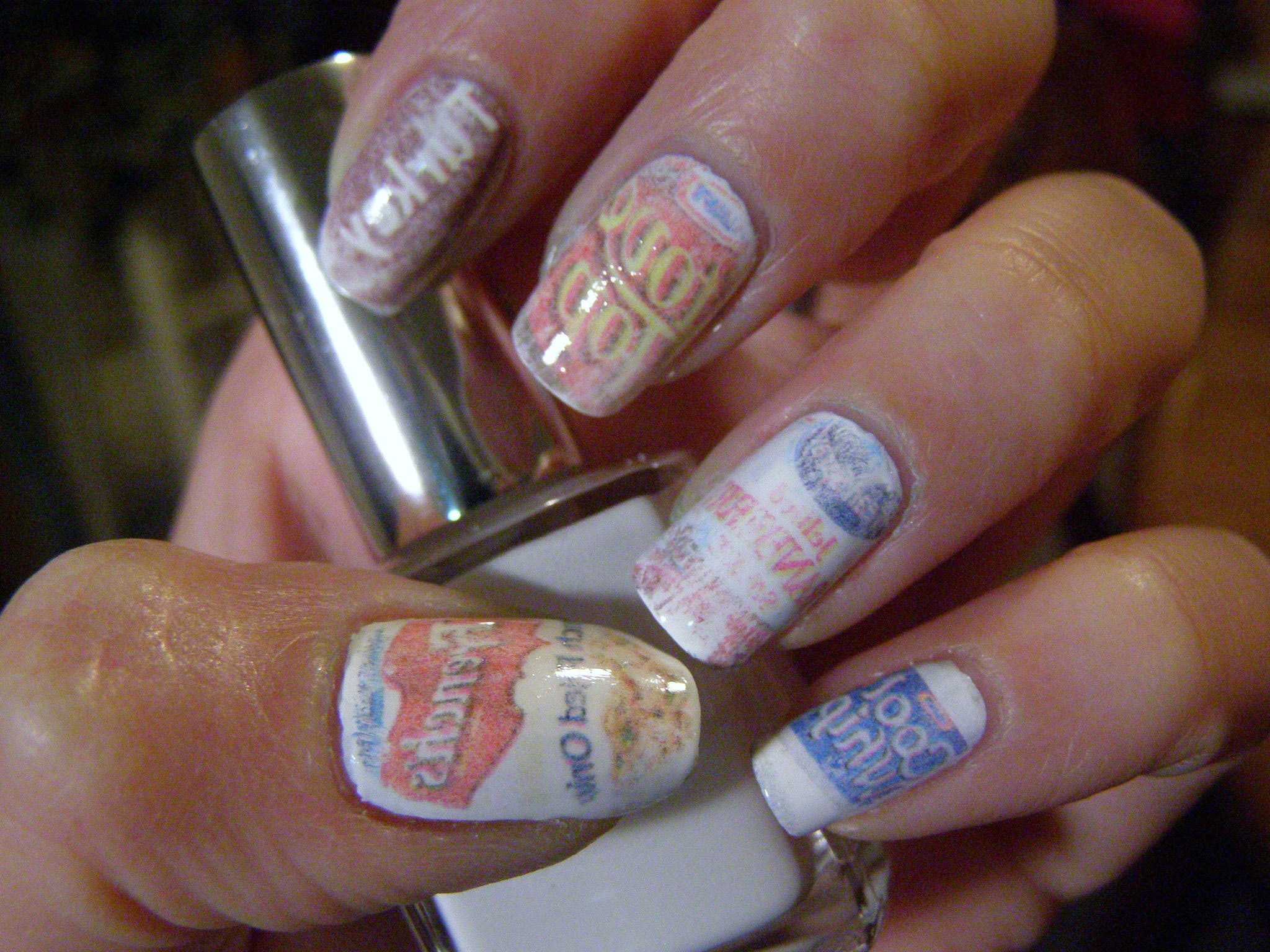 Newspaper Nails