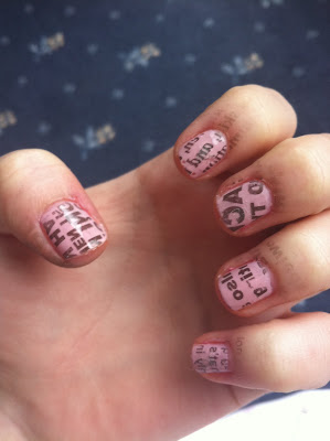 Newspaper Nails