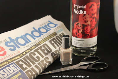 Newspaper Nails Tutorial Without Alcohol