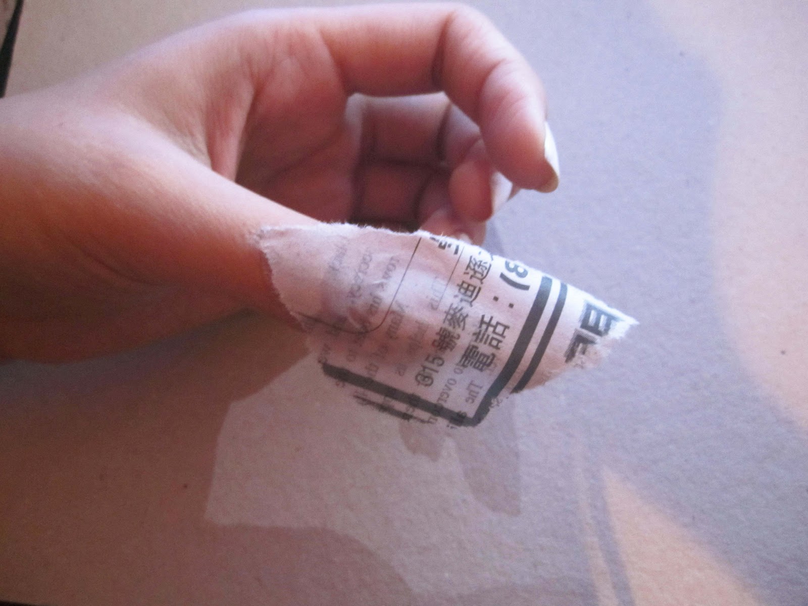 Newspaper Nails Without Rubbing Alcohol