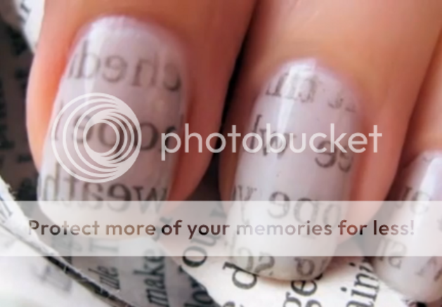 Newspaper Nails Without Rubbing Alcohol