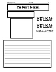 Newspaper Template For Kids