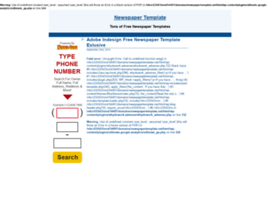 Newspaper Template For Microsoft Word 2011