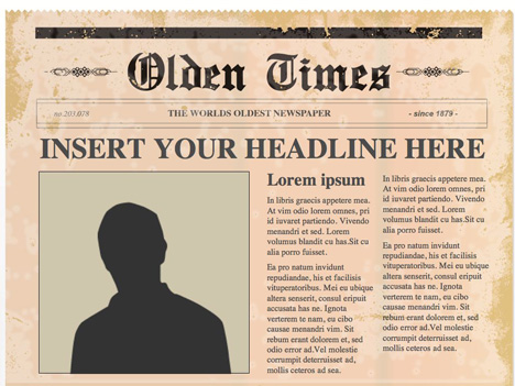 Newspaper Template Free Microsoft Word