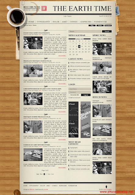 Newspaper Template Free Online