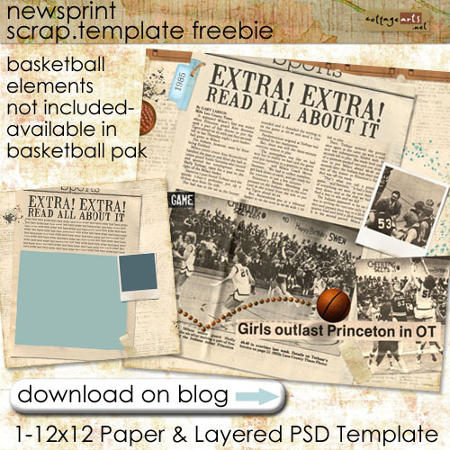 Newspaper Template Photoshop Elements