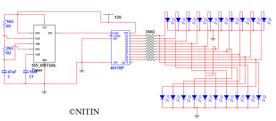 Night Rider Circuit Diagram