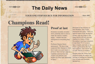 Old Newspaper Article Template