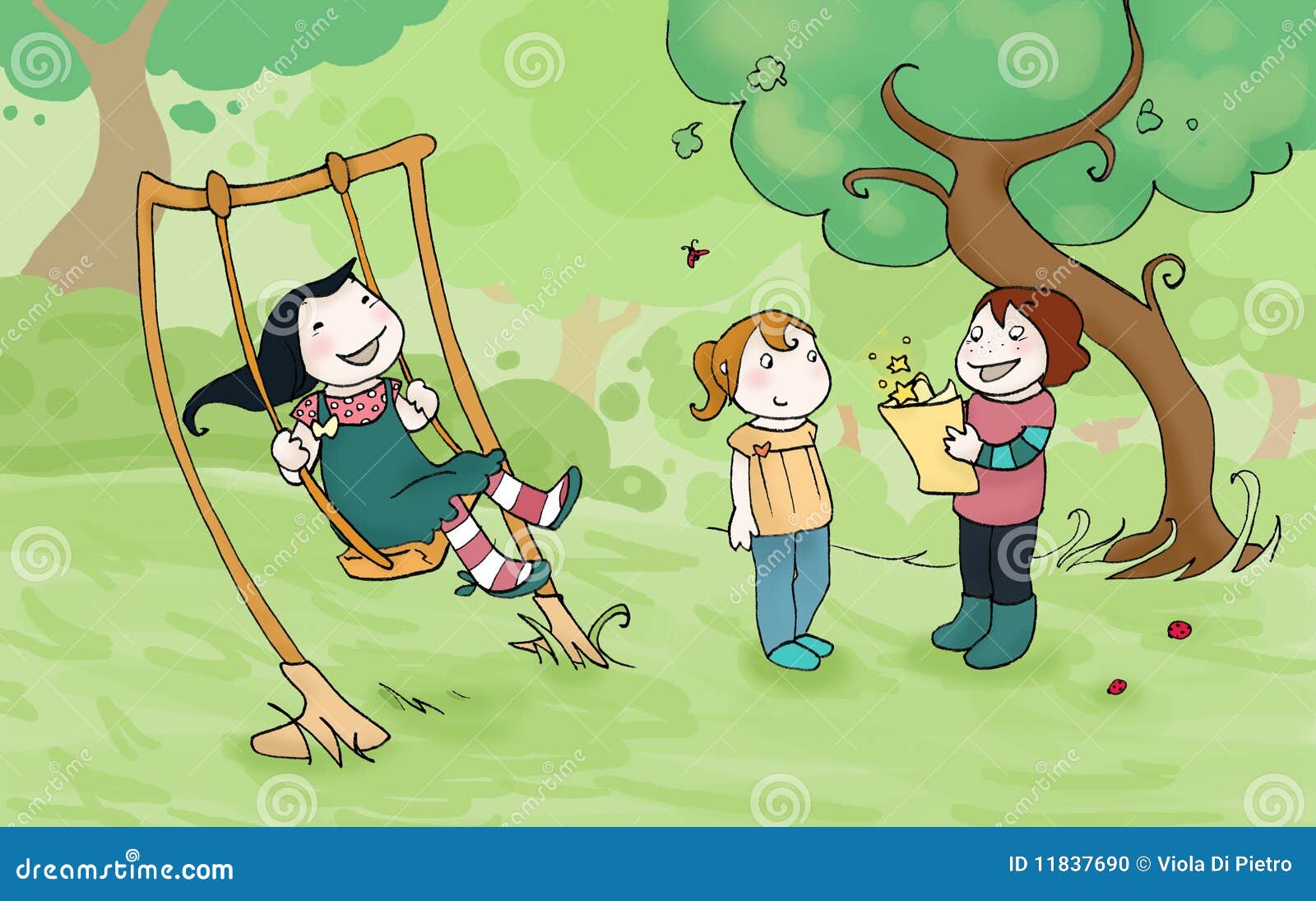 Pictures Of Children Playing In The Park