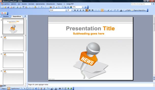 Powerpoint Newspaper Templates Free