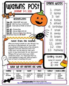 School Newsletter Ideas