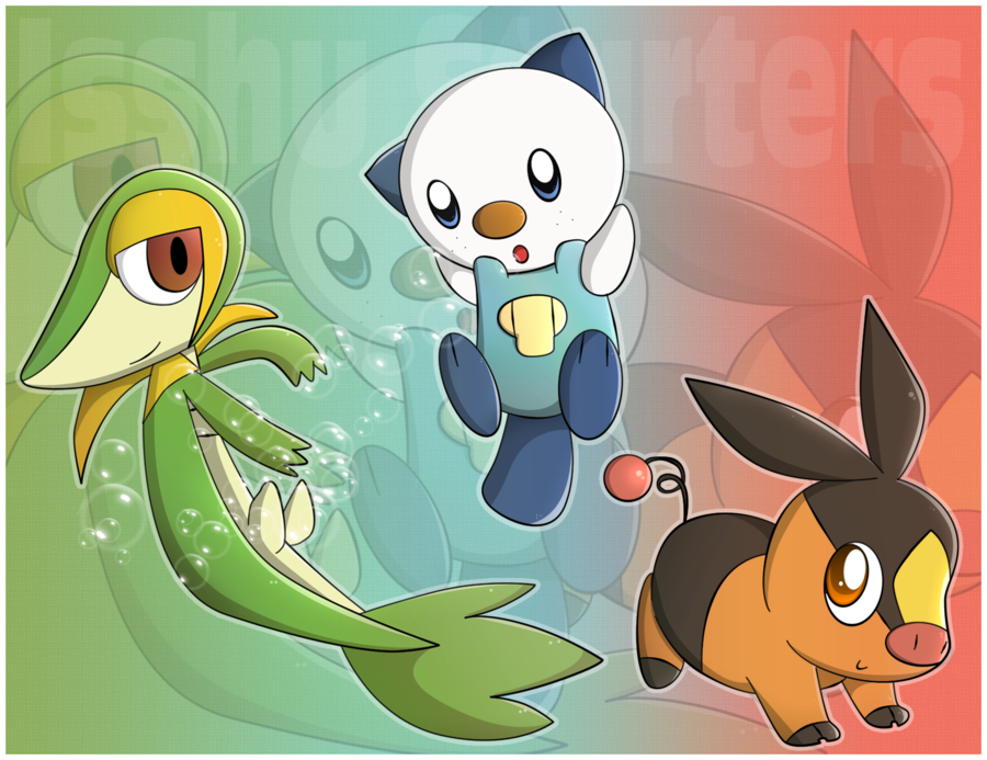 Starter Pokemon Black And White Evolutions