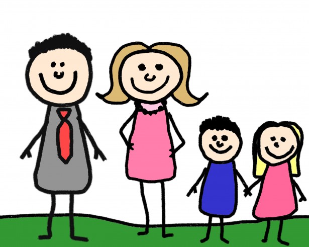 Stick Figure Children Clip Art Free