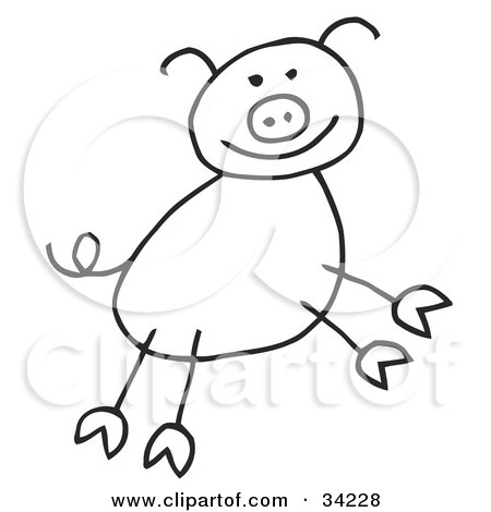 Stick Figure Children Clip Art Free