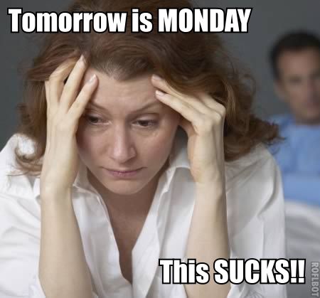 Tomorrow Is Monday Funny Pics