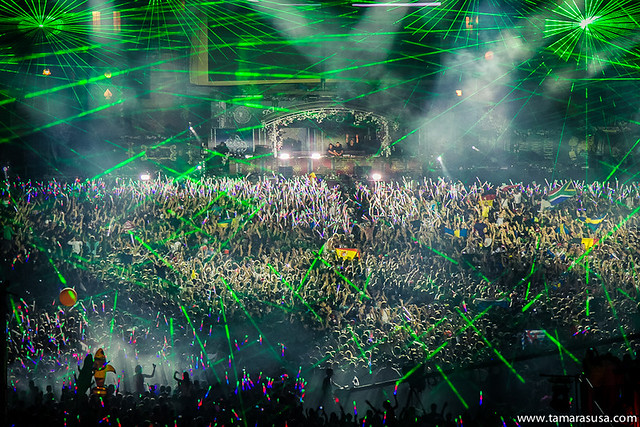 Tomorrowland 2012 Stage Setup