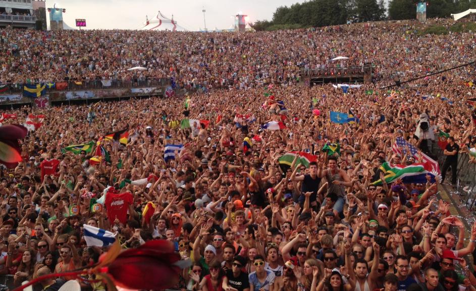 Tomorrowland 2012 Stage Setup